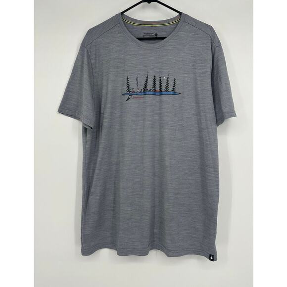 Smartwool Men's Merino Sport 150 Camping with Friends Graphic Tee - Picture 2 of 9